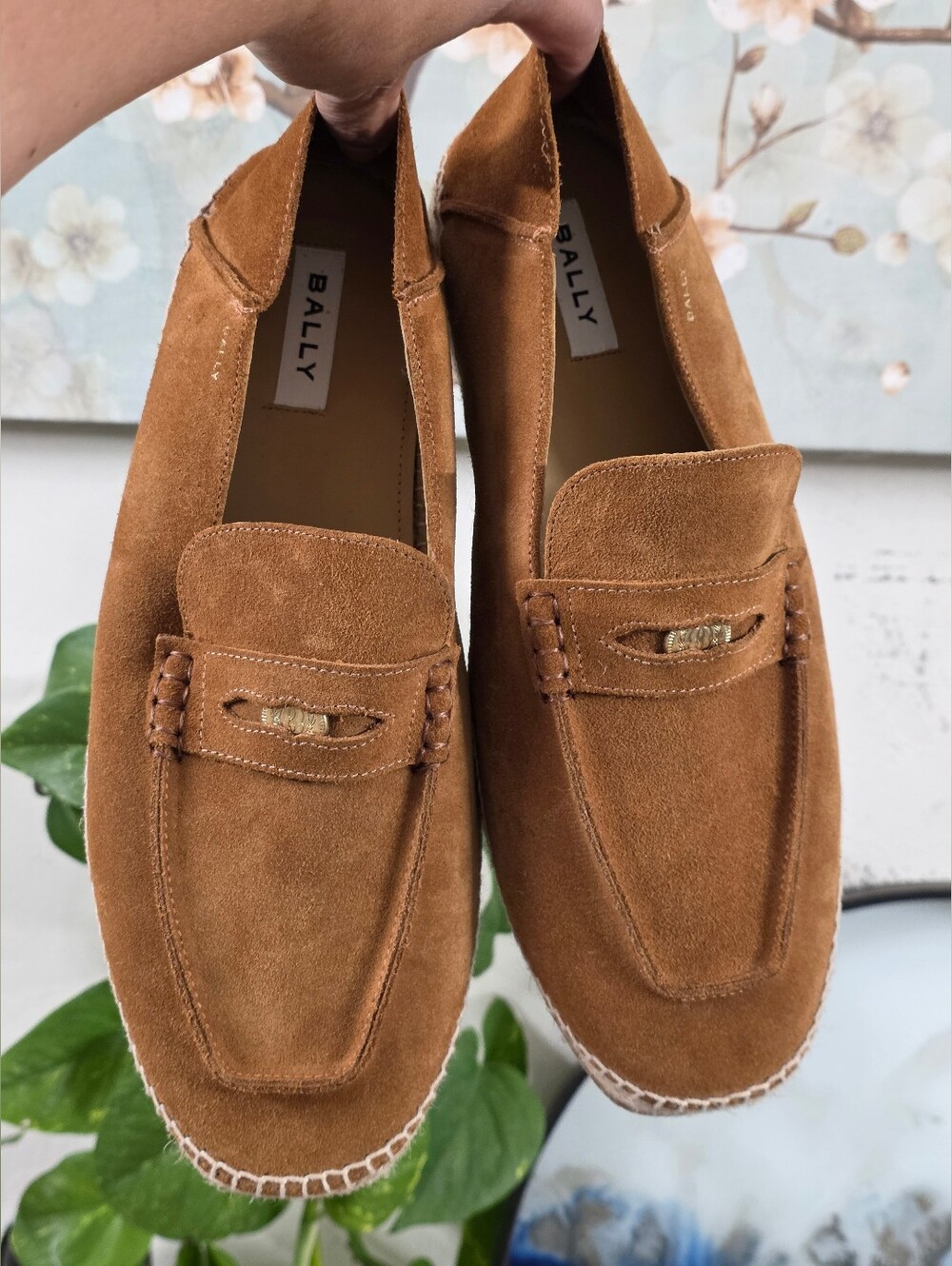 Bally Karakas Kolby Calf Suede Loafers Size 44 (11US)
